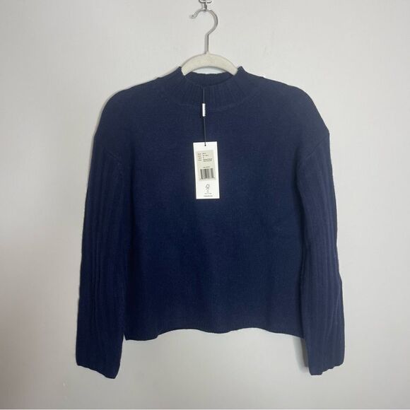 Thakoon Ribbed sleeves wool pullover sweater NWT SMALL - Picture 4 of 11